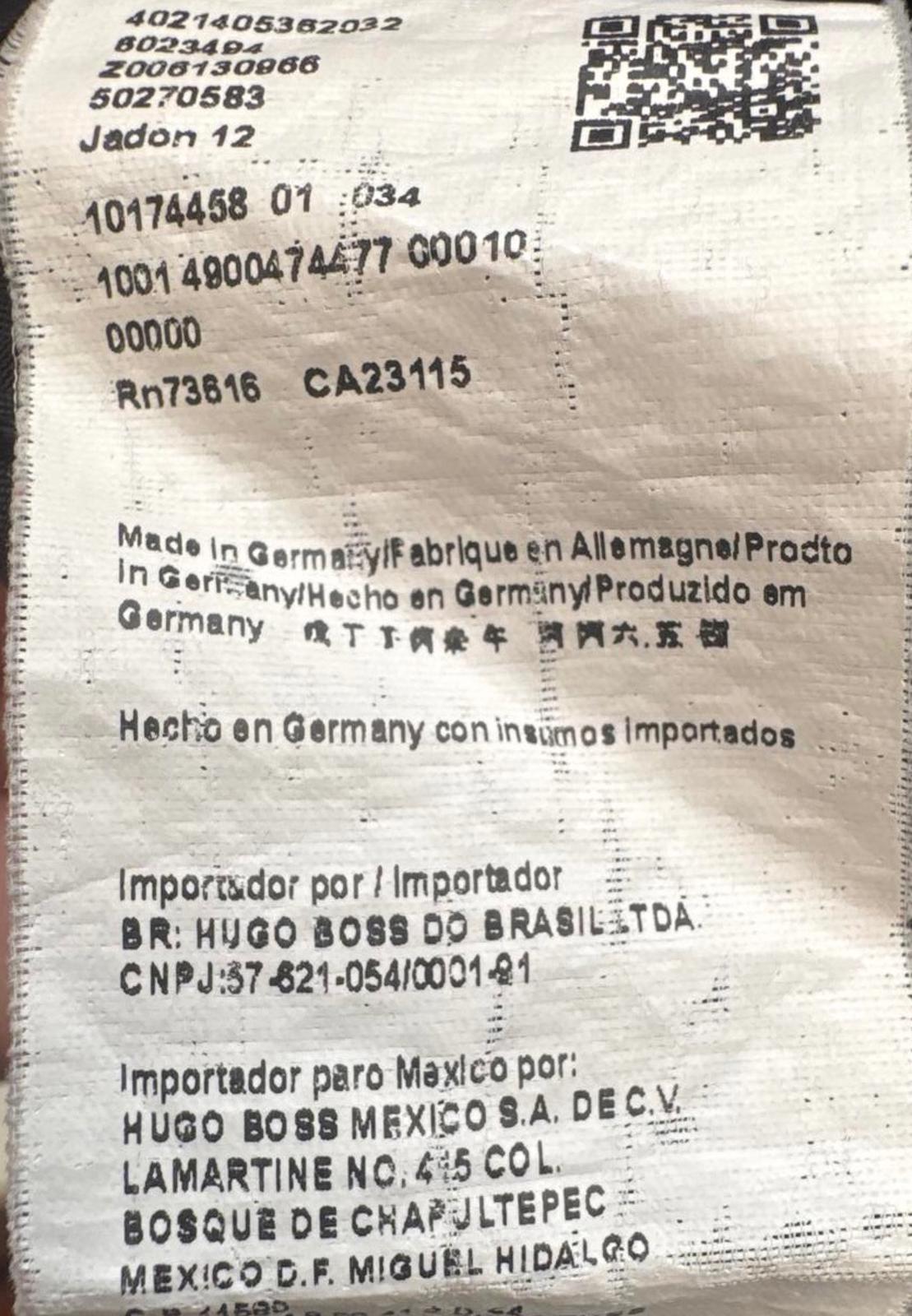 Hugo boss real down jacket