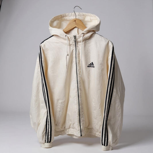 Adidas fully embroidered padded full zip jacket