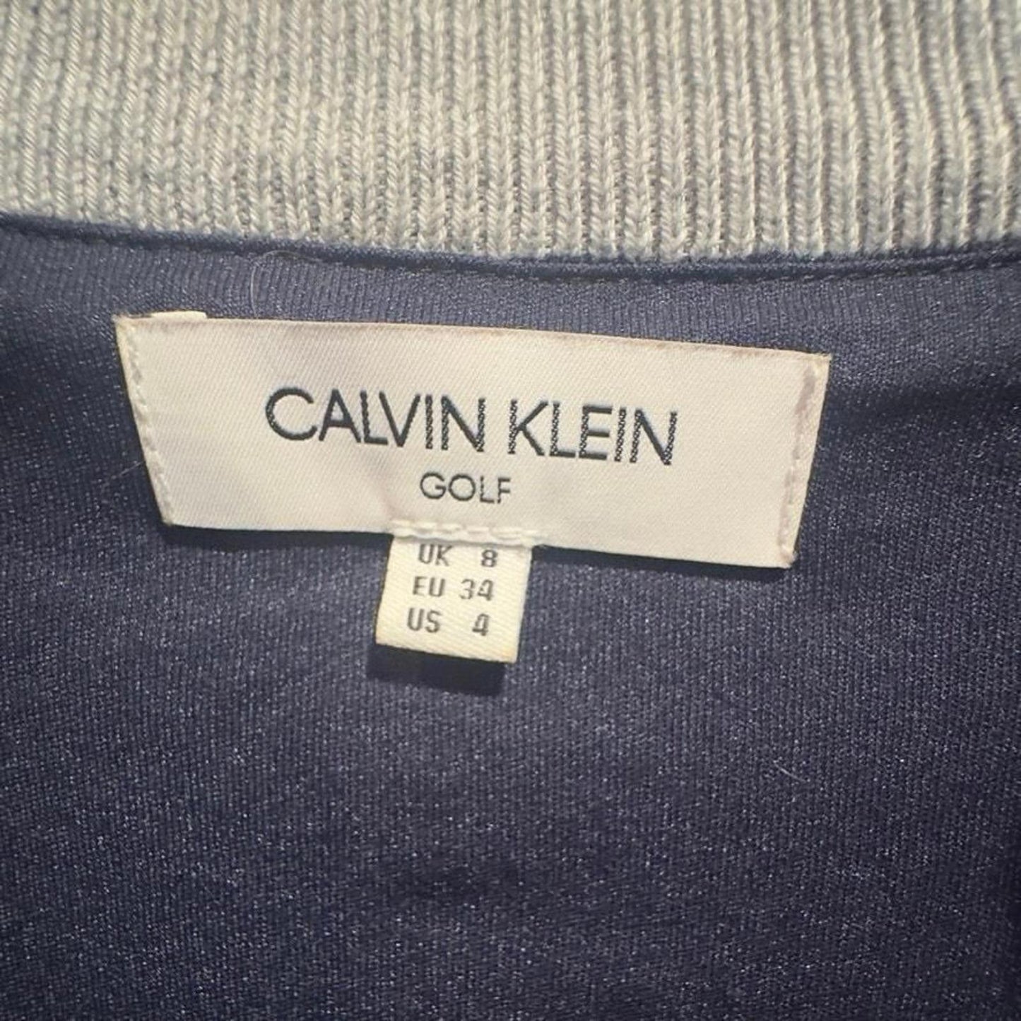 Women’s Calvin Klein golf jumper full zip