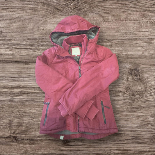Women’s Bench hooded jacket in red