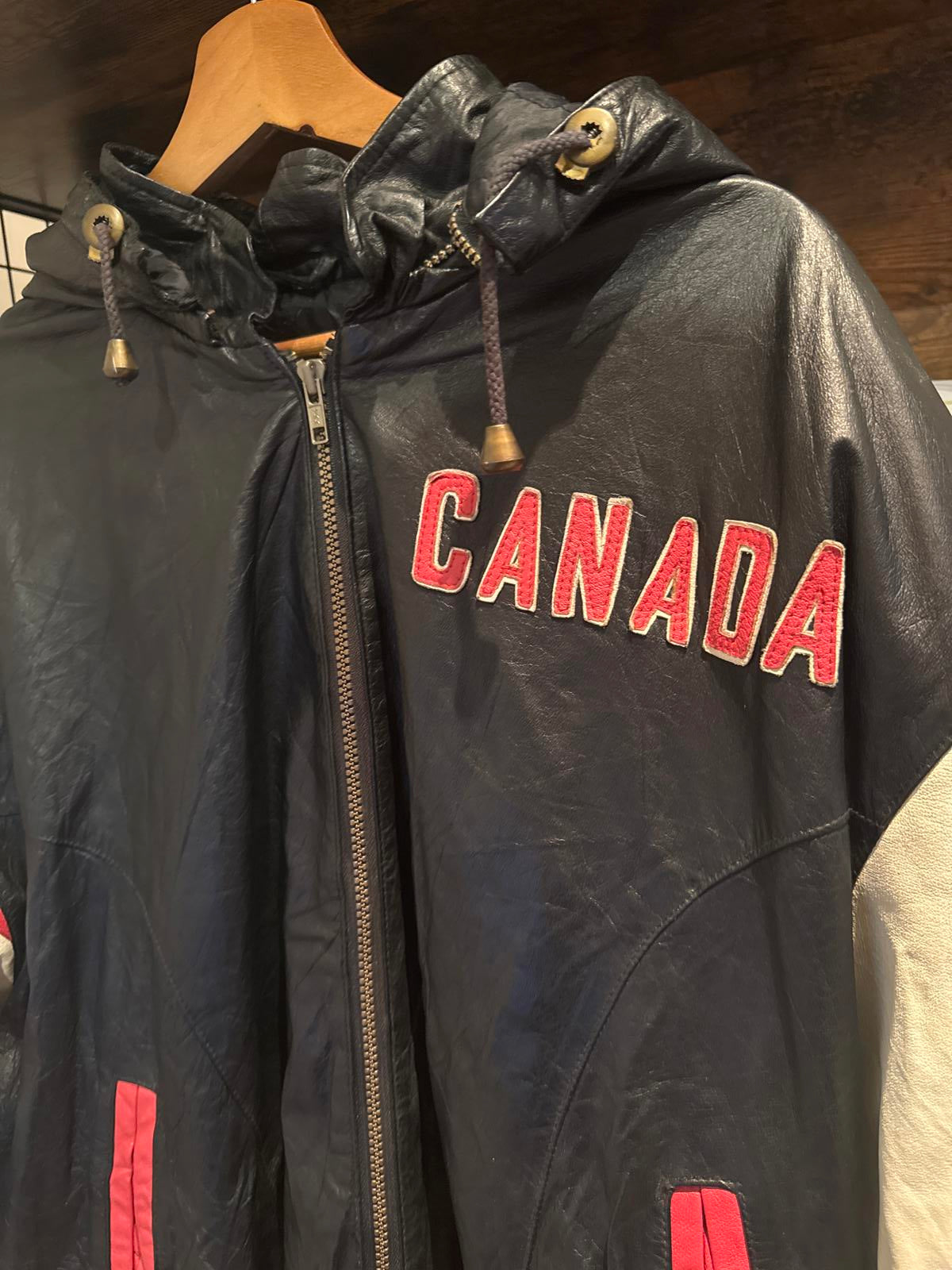 Cosa Nova Canada leather & suede coat