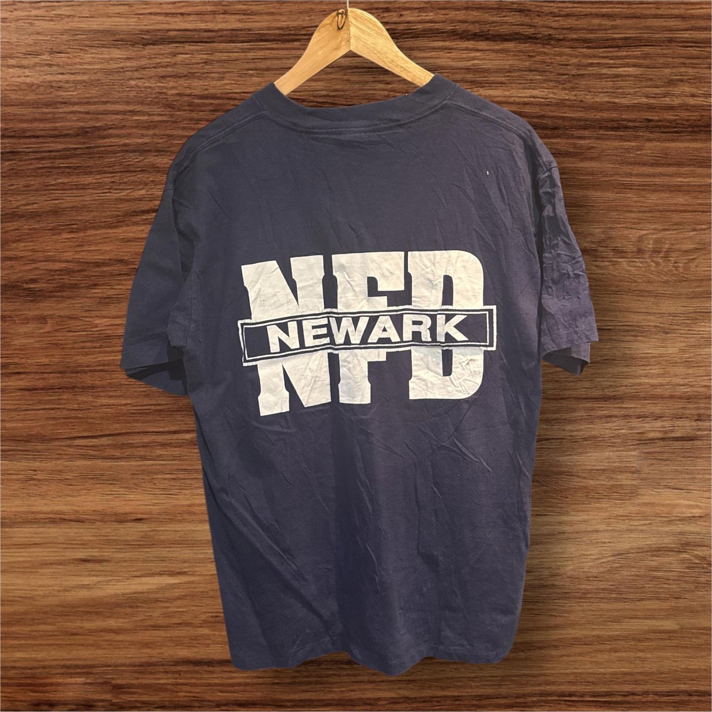 vintage single stitch Newark fire department T-shirt
