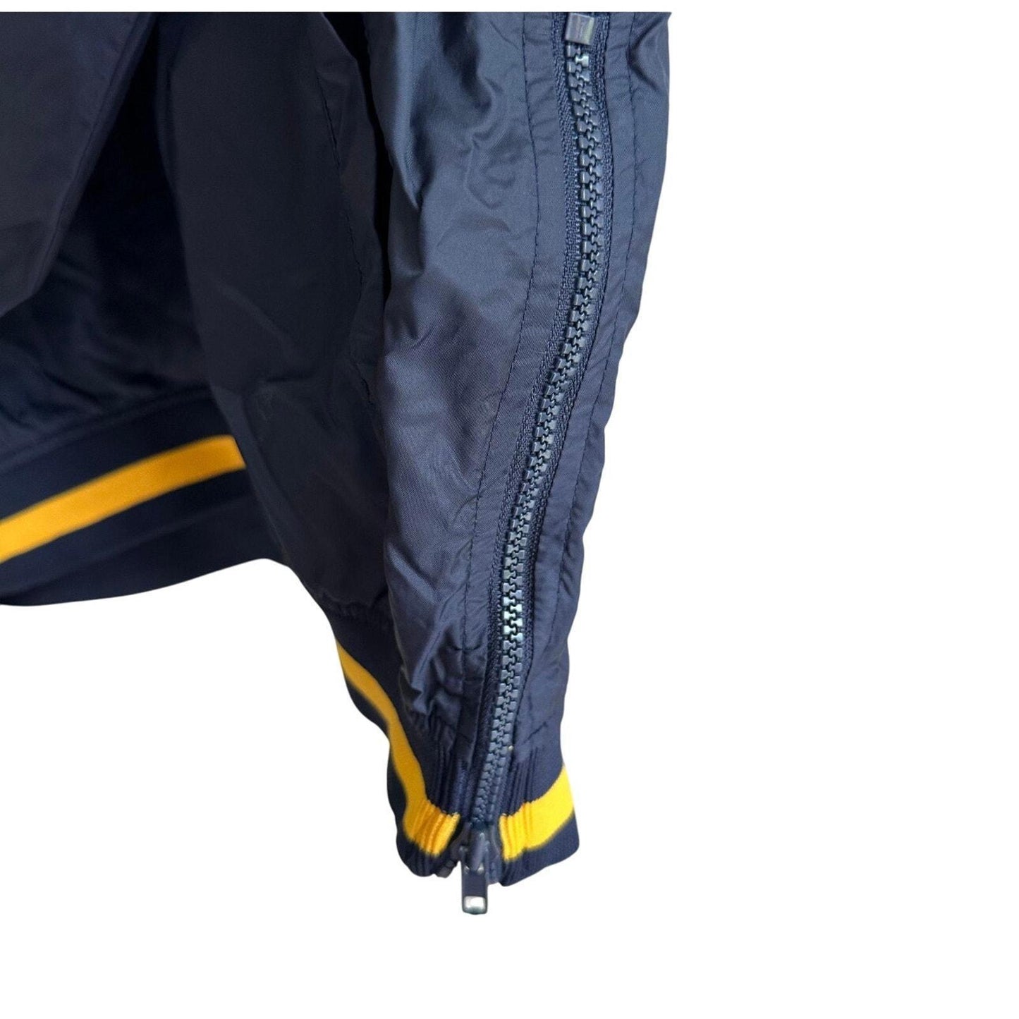 Unique and vintage Navy blue champion Boeing collab wind breaker