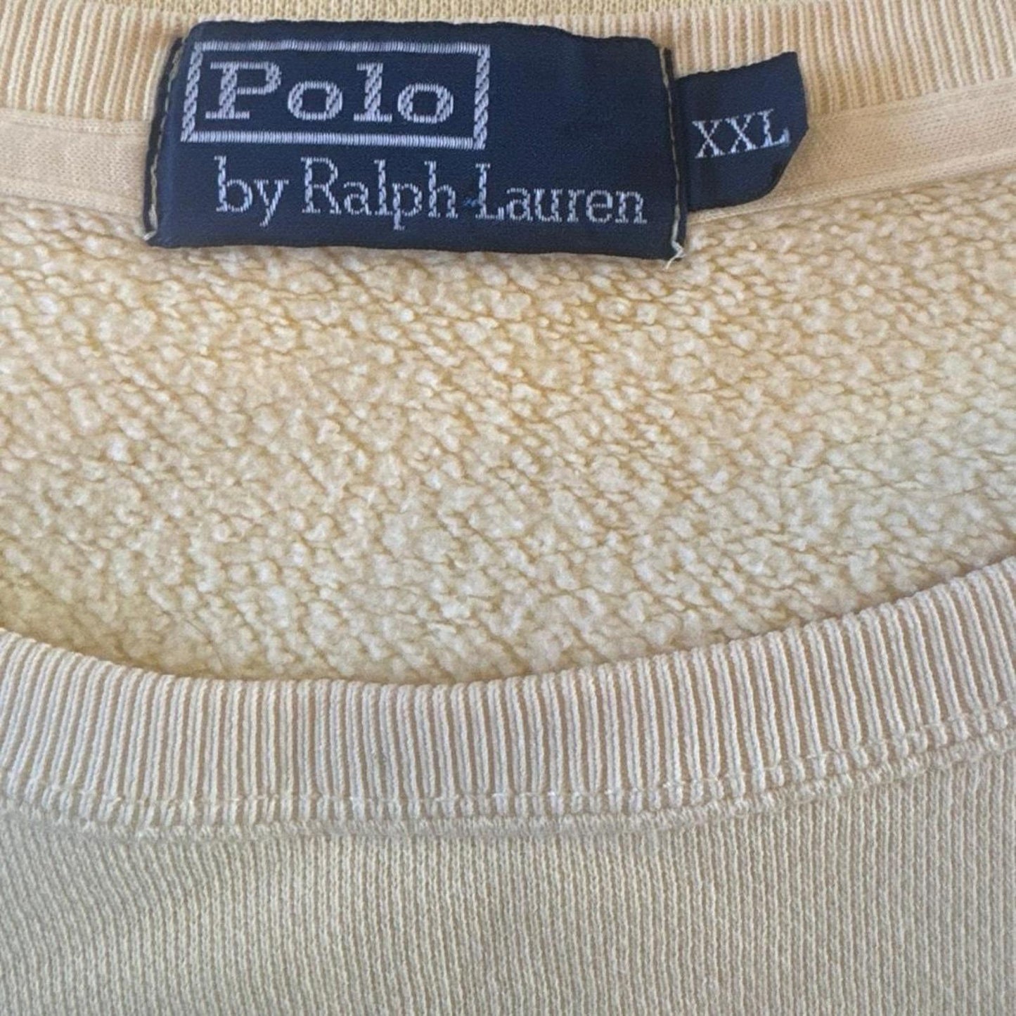 Men’s double XL polo Ralph Lauren jumper in yellow