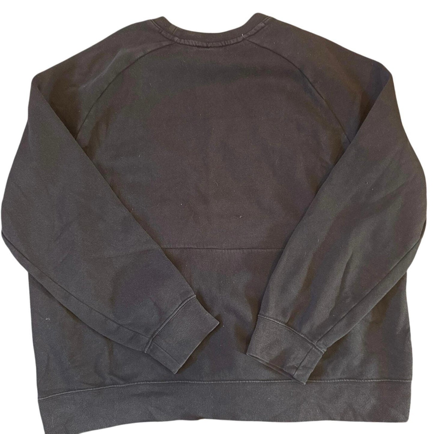 Mens vintage size large black label Nike pullover jumper with embroidered logo on the front 
