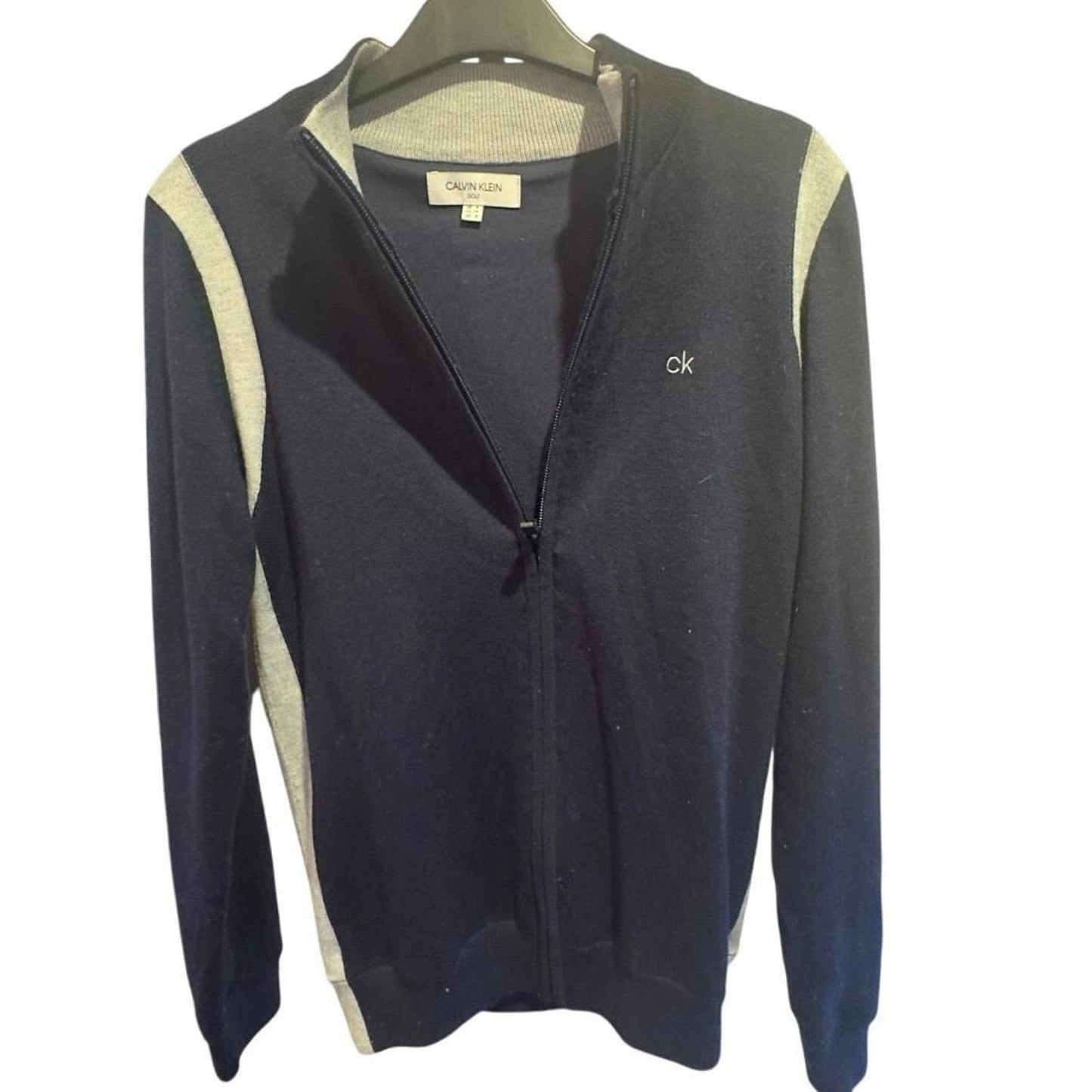 Women’s Calvin Klein golf jumper full zip