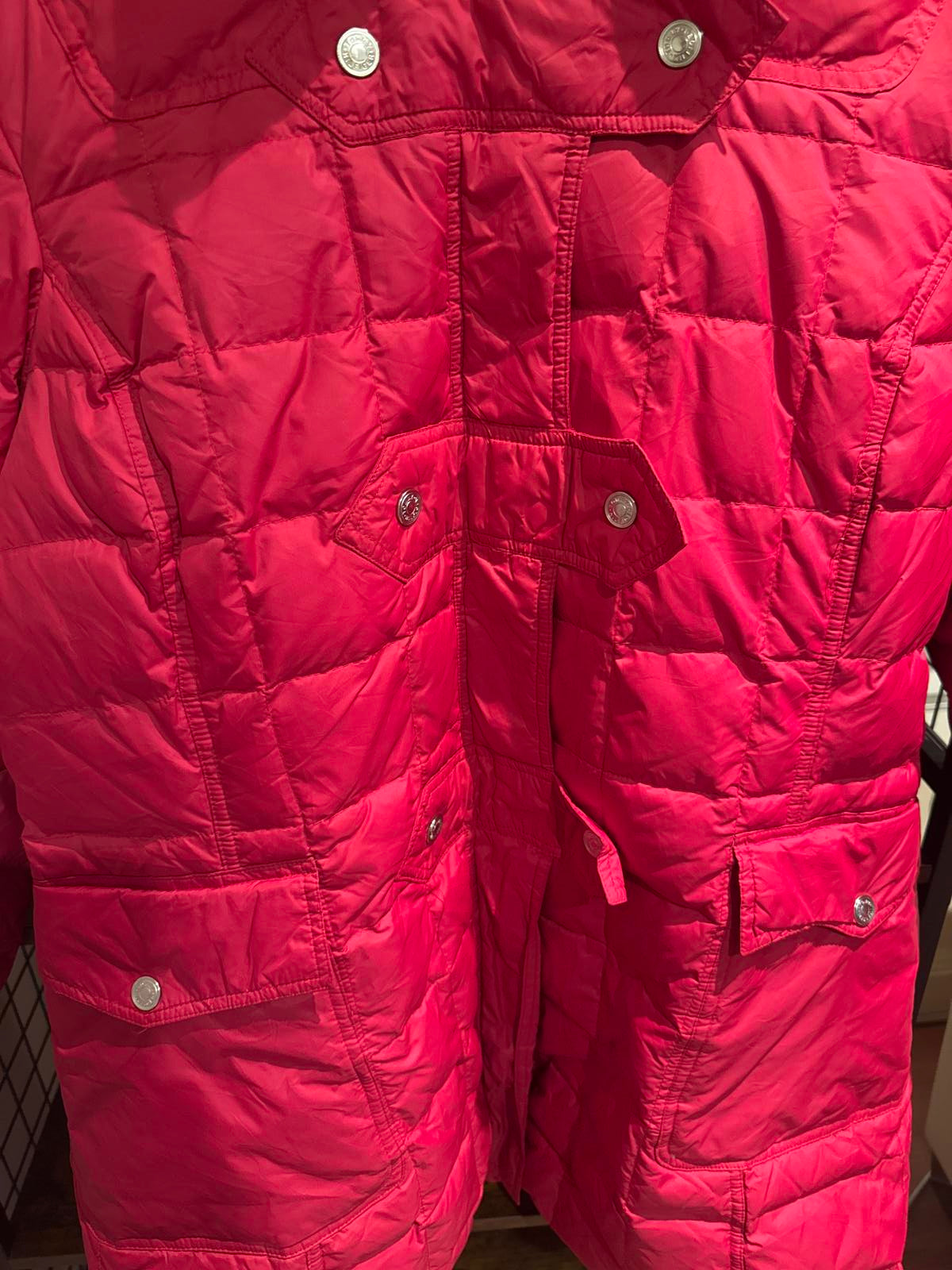 Tommy Hilfiger ladies red puffer jacket