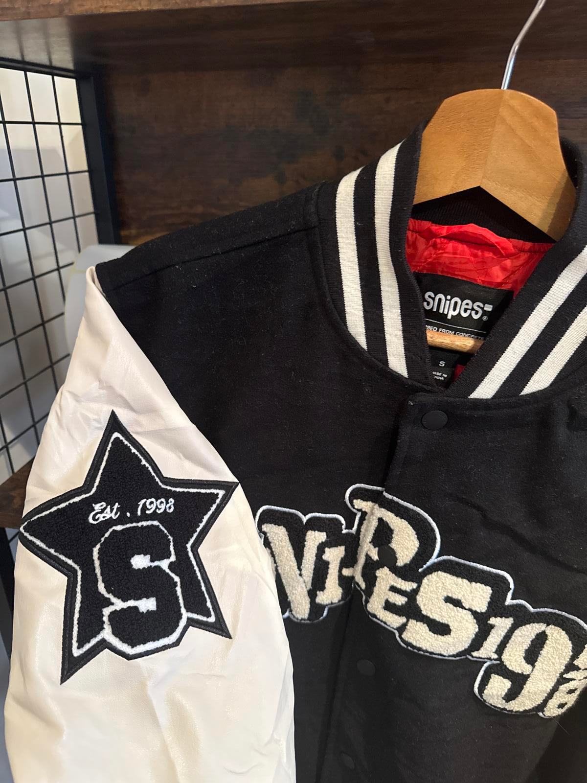 Snipes varsity jacket