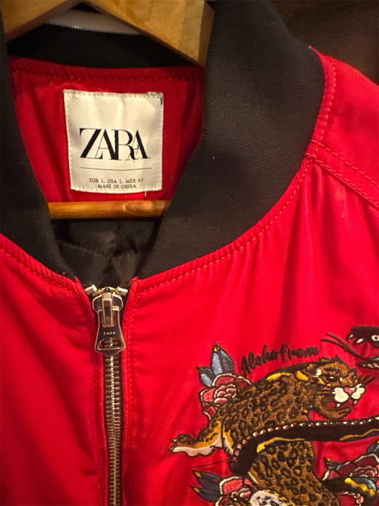 Womens Zara varsity jacket size large