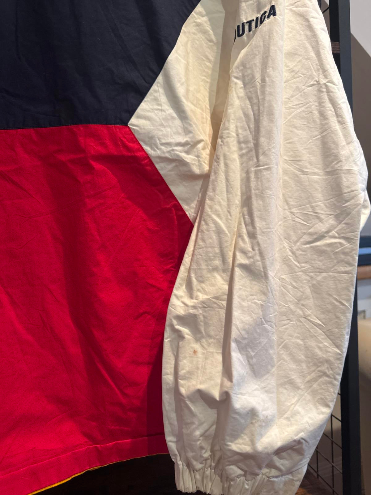 Mens Nautica reversible windbreaker jacket
