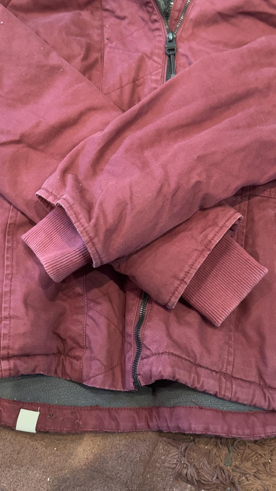 Women’s Bench hooded jacket in red