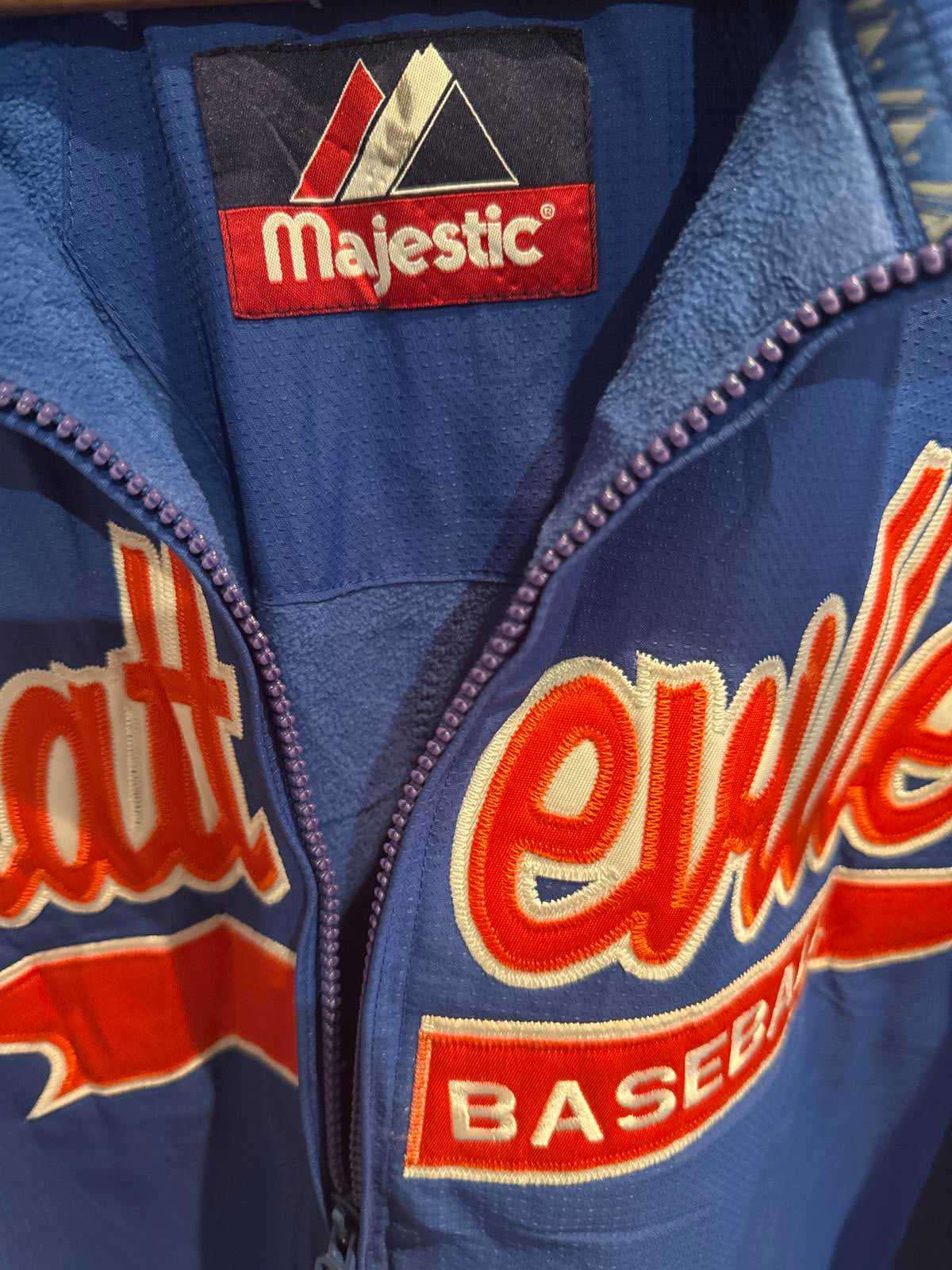Majestic platterville baseball jacket