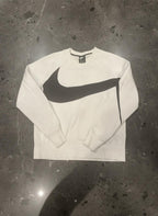 Nike Swoosh Crewneck Sweatshirt White/Black
