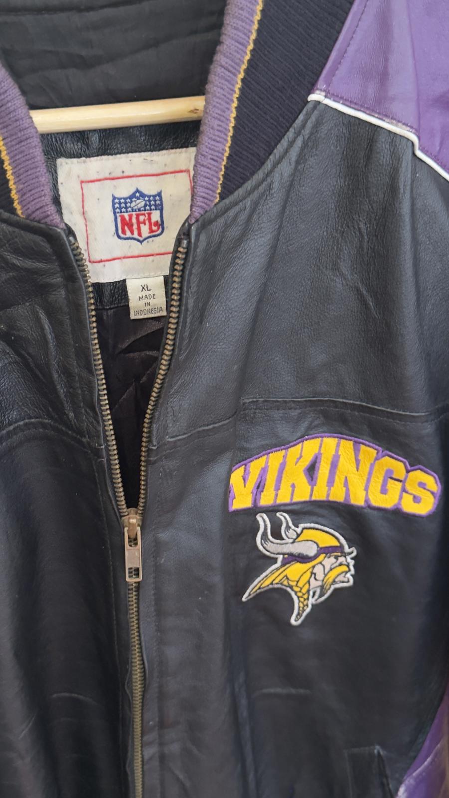 NFL Minnesota Vikings sports jacket fully embroidered