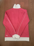Puma Pink & White Zip-Up Track Jacket - Size 12, product image 4 of 7