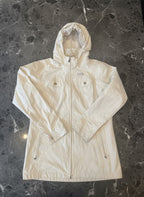 The North Face HyVent Hooded shell Jacket in Cream