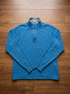 Kathmandu Blue Quarter-Zip Knit Jumper Size 12 – actual item photograph