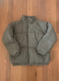Zara Olive Green Puffer Jacket Size 9/10