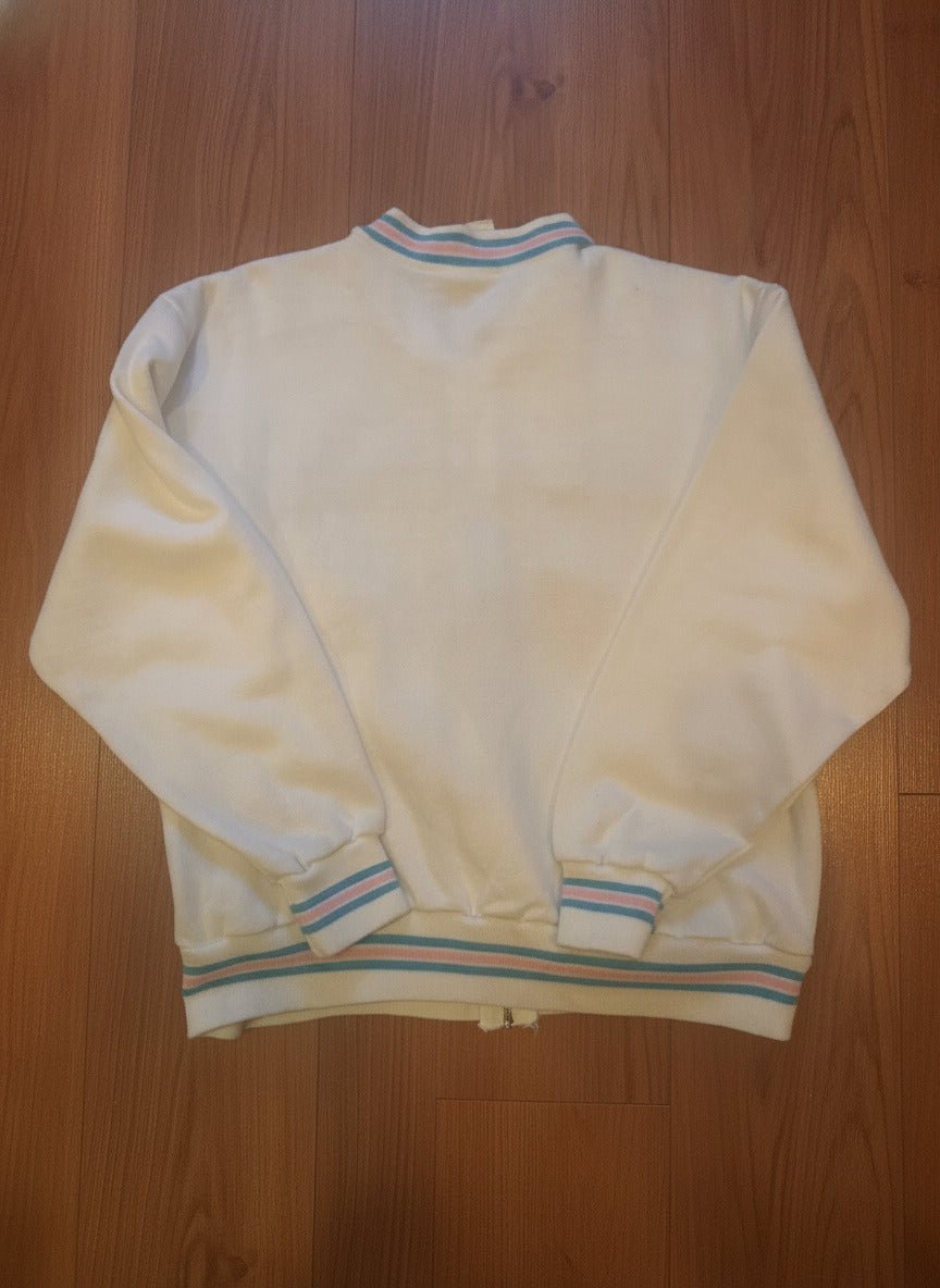 Vintage ladies Open Champions tennis White Zip-Up Jacket - detail image 6