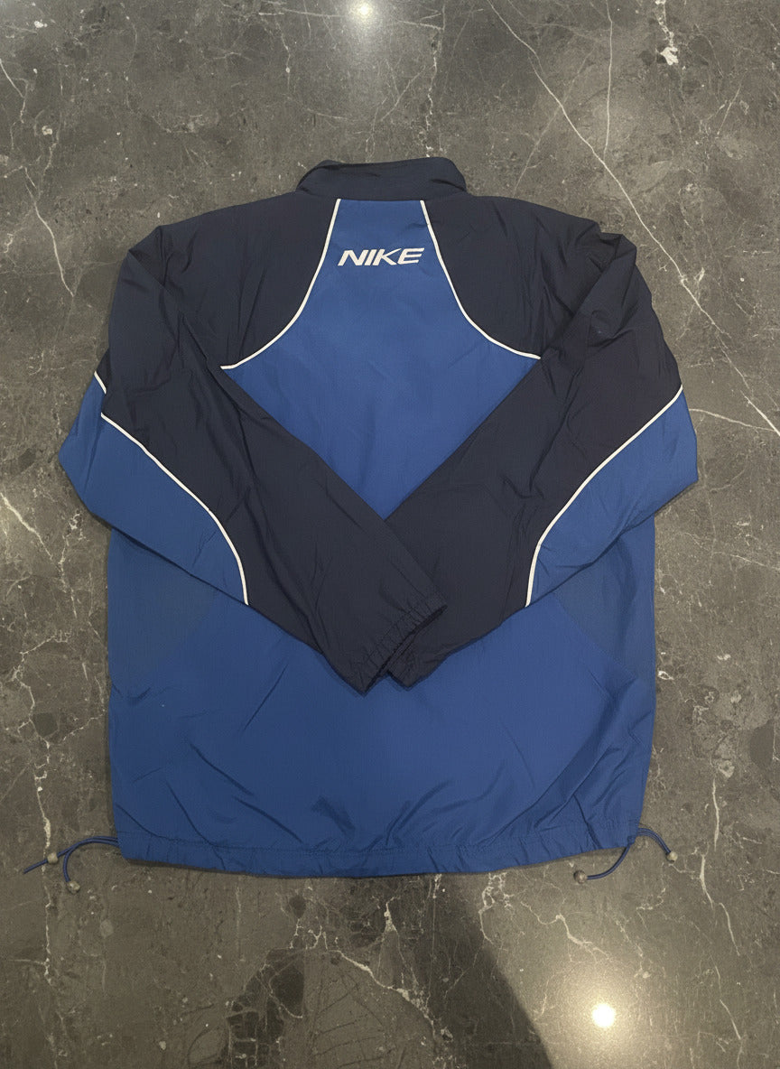 Vintage Nike Blue and Navy Lightweight Windbreaker Jacket