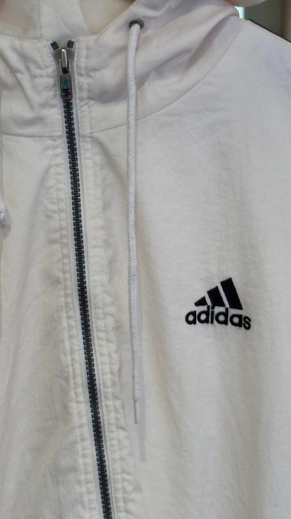 Adidas fully embroidered padded full zip jacket