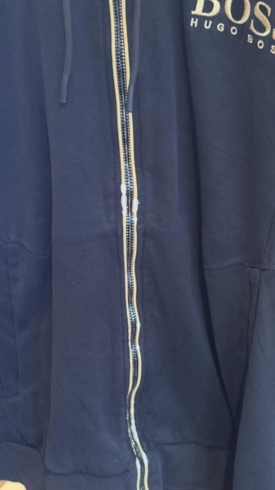 Hugo boss embroidered formal style black jacket