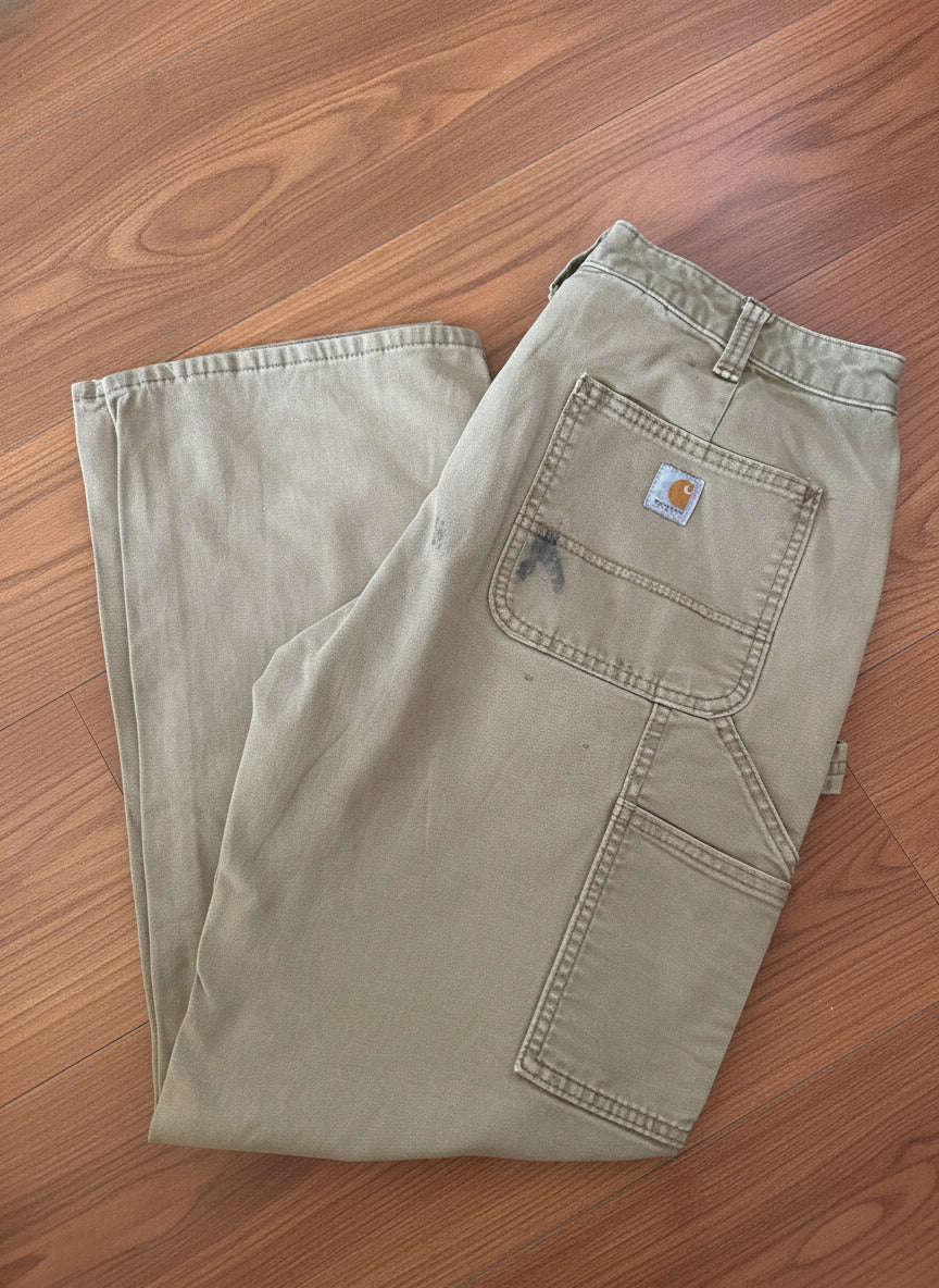 Carhartt Original Fit Khaki Work Trousers