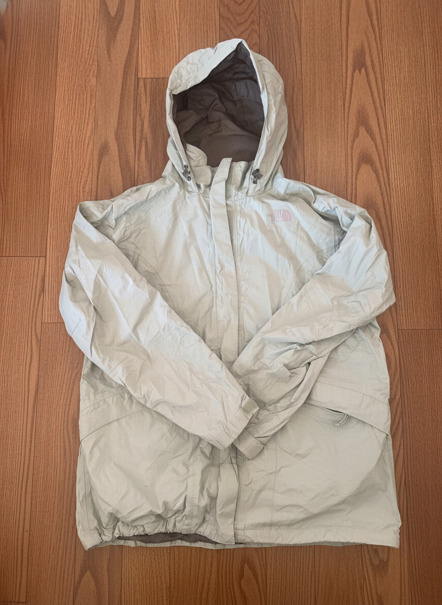 The North Face HyVent Light Blue Hooded Jacket - XL, product image 1 of 8