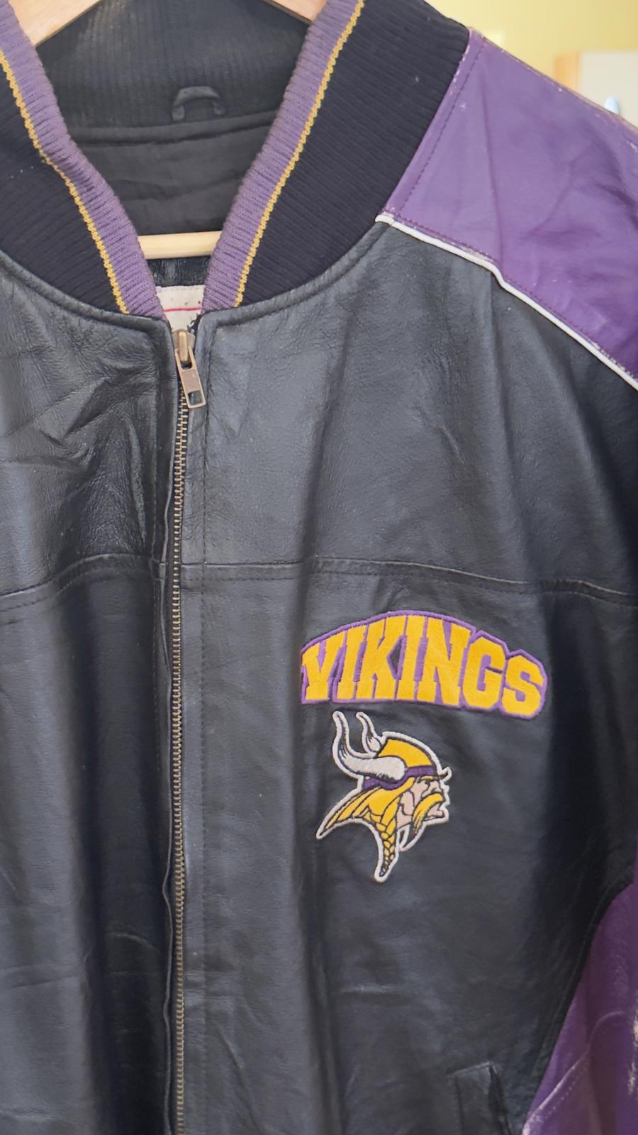 NFL Minnesota Vikings sports jacket fully embroidered