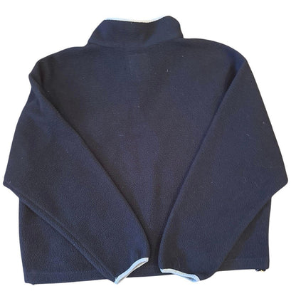 Mens fleece style Columbia pullover jumper size extra large with button front