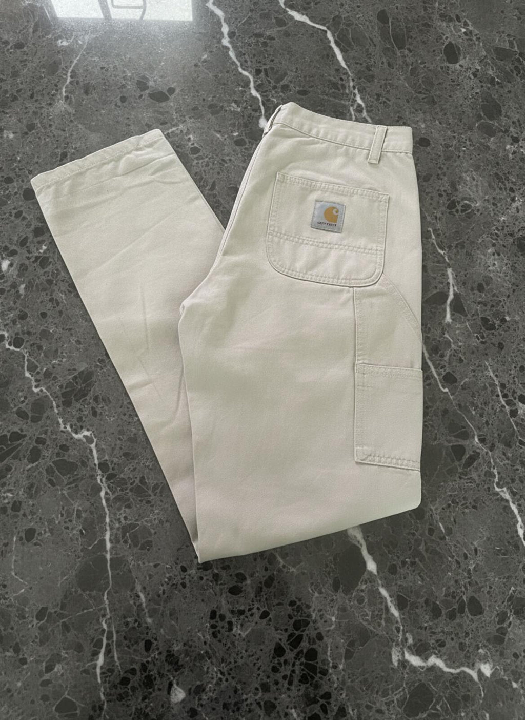 Carhartt WIP Ruck Single Knee Pant Cream 28 x 32 Workwear T6