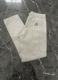 Carhartt WIP Ruck Single Knee Pant Cream 28 x 32 Workwear T6