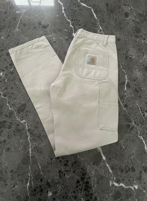 Carhartt WIP Ruck Single Knee Pant Cream 28 x 32 Workwear T6