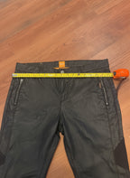 Boss Orange Black Coated Skinny trousers