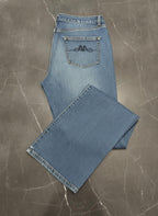 eVie Authentic Jeanswear Wide Leg Cropped Jeans - Size S / L