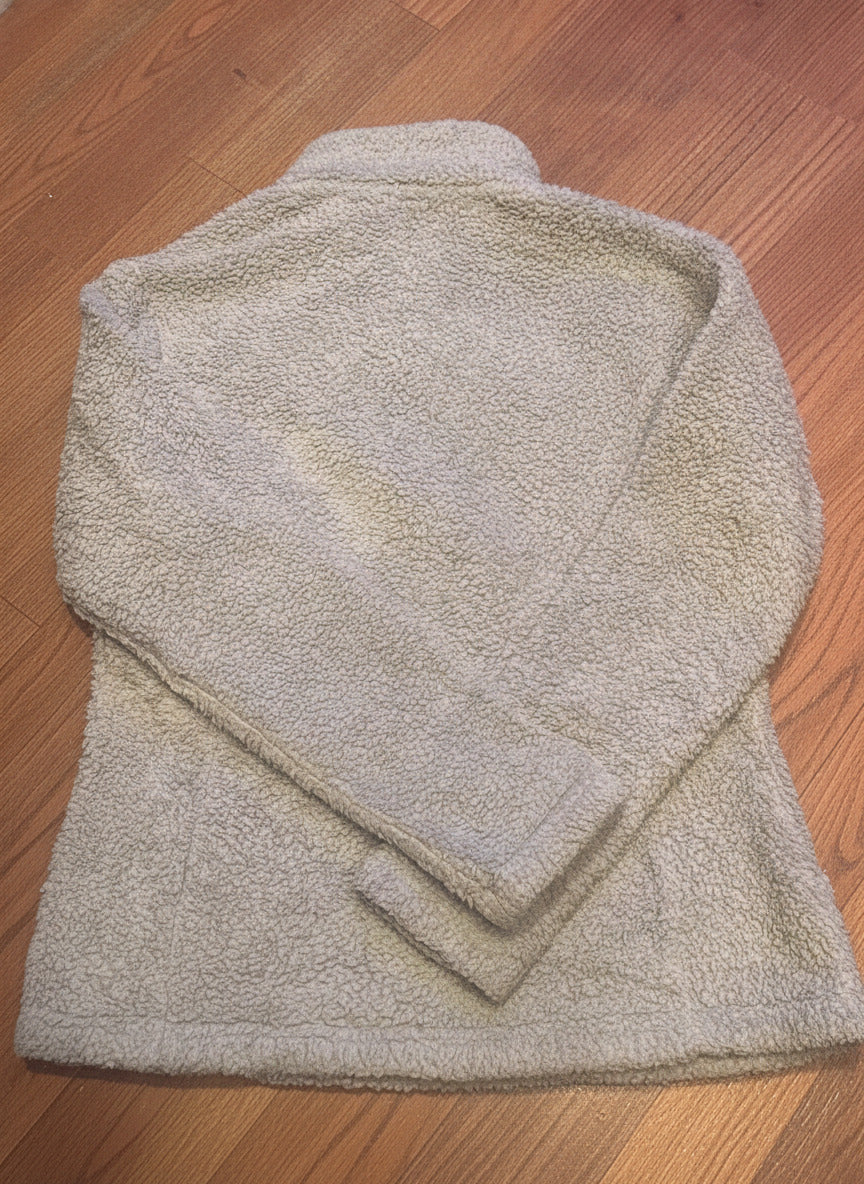 Patagonia Women's Fleece Pullover Jacket Size M Cream