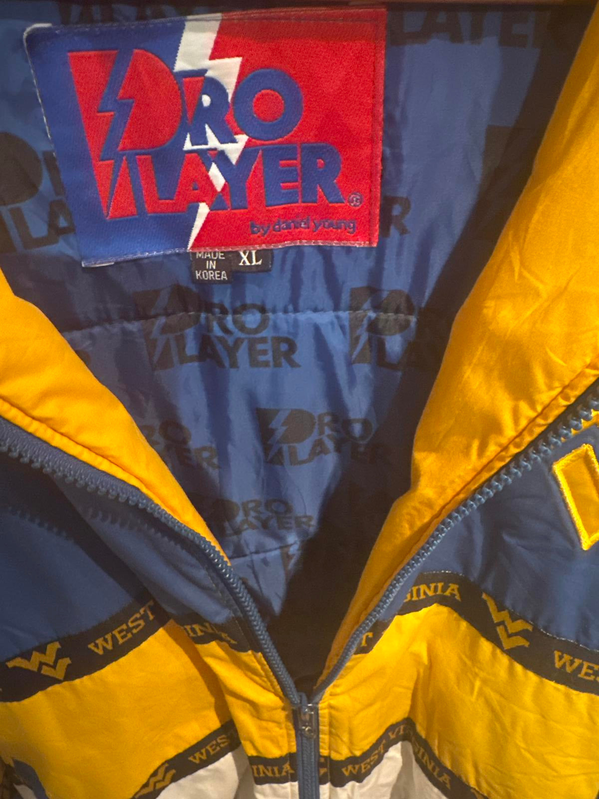 Pro player west Virgina jacket