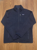Patagonia Men's Navy Blue Full Zip Fleece Jacket Size Large