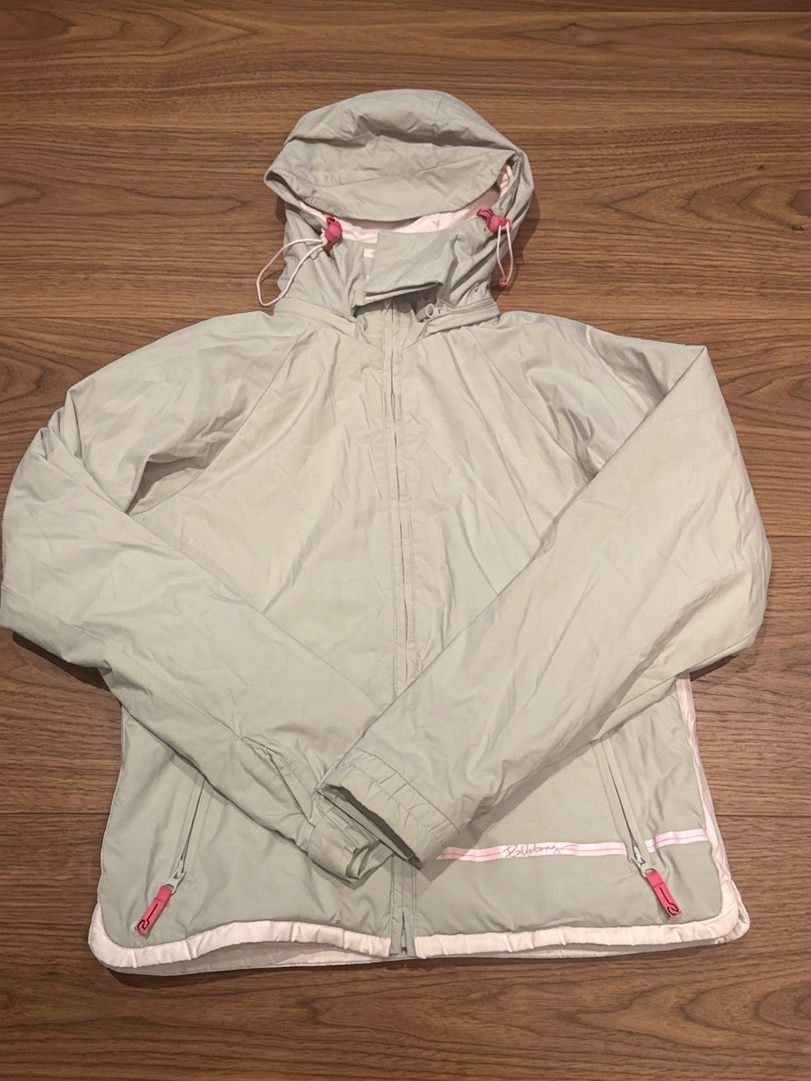Billabong Hooded Full-Zip Jacket with Pink Trim – actual item photograph