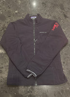Patagonia Women's Small Black Jacket with Fireball Whisky Em