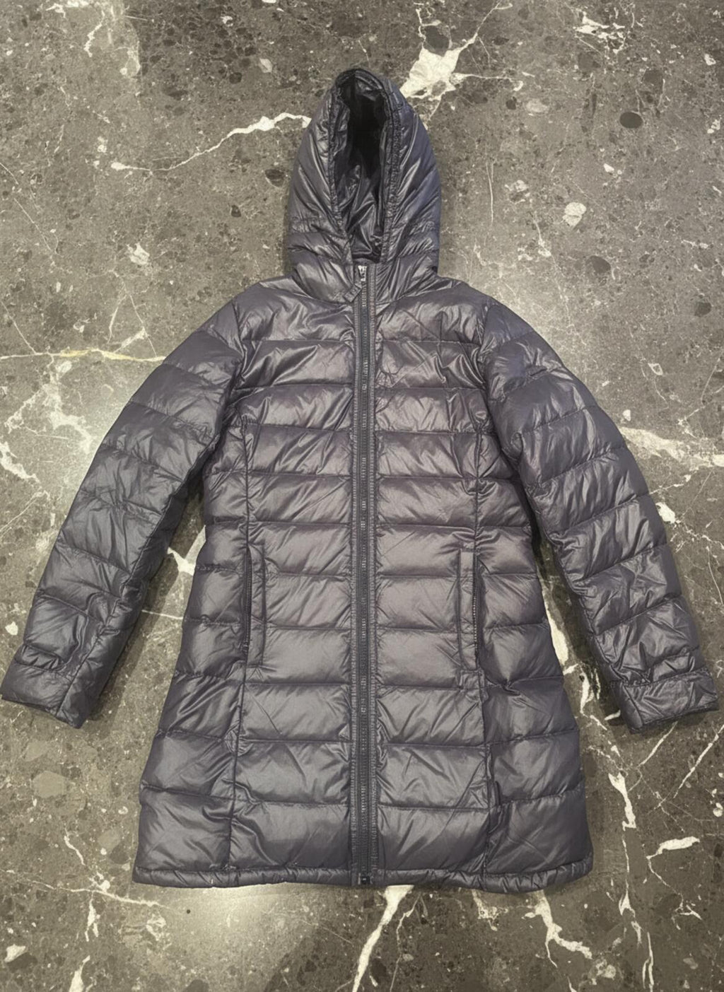 Ellesse Black Quilted Hooded Puffer Jacket Size L