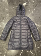 Ellesse Black Quilted Hooded Puffer Jacket Size L