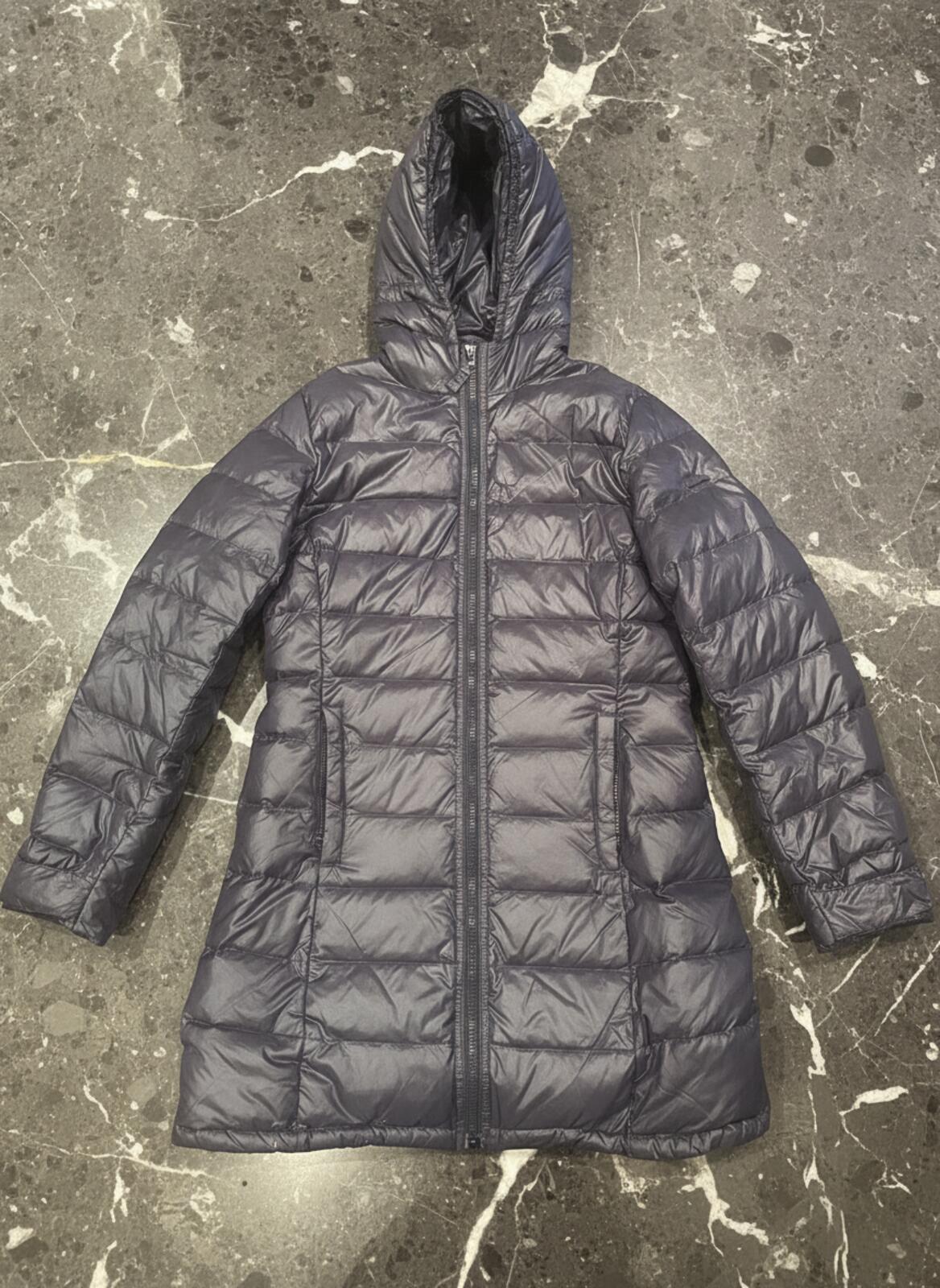 Ellesse Black Quilted Hooded Puffer Jacket Size L