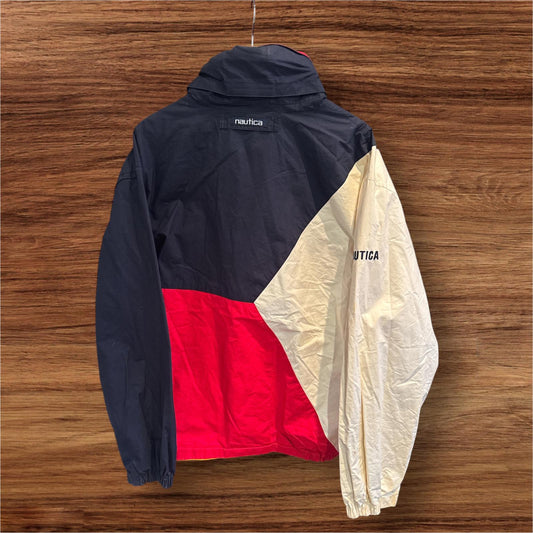 Mens Nautica reversible windbreaker jacket