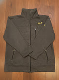 Jack Wolfskin Men's XXL Grey Full Zip Fleece Jacket