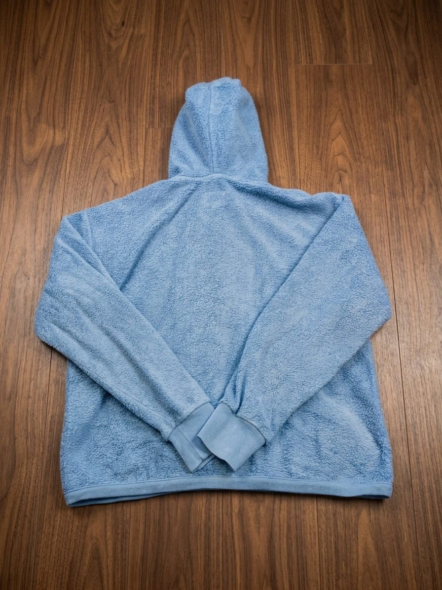 Levi's Blue Fleece Full-Zip Hooded Sweatshirt – product photograph 2 of 8