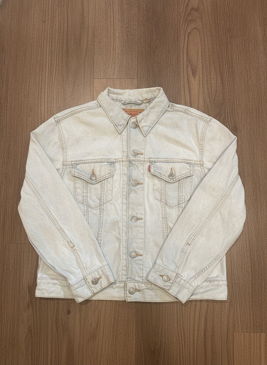 Levi's Light Wash Denim Jacket with Embroidered Back