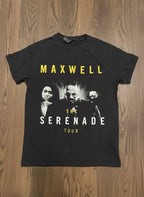 Maxwell The Serenade Tour Black Graphic T-Shirt Size S