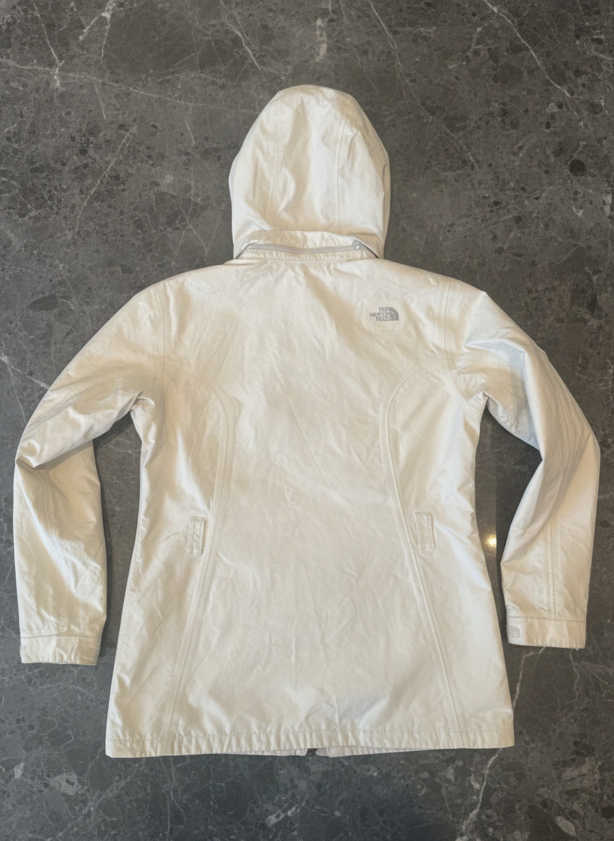 The North Face HyVent Hooded shell Jacket in Cream