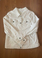 Lee Riders Indigo White Denim Jacket XL